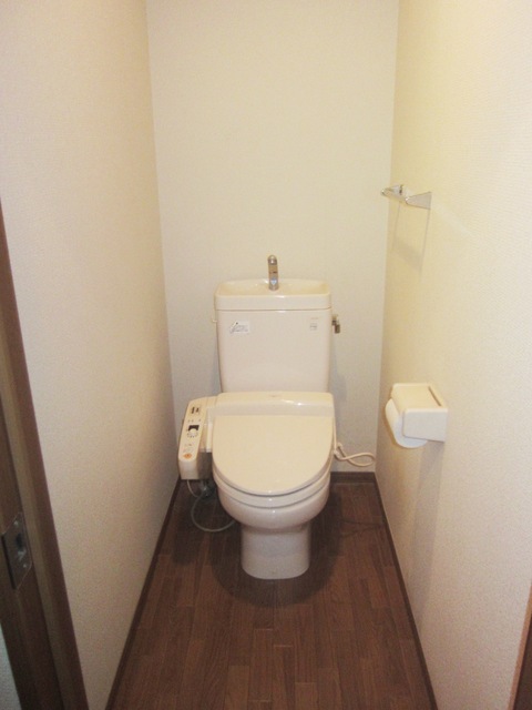 Toilet. Of course with hot water cleaning toilet seat function