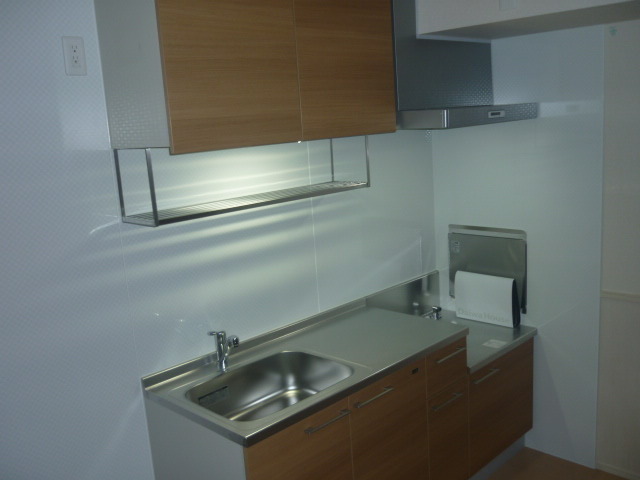 Kitchen. Two-burner gas stove installation Allowed