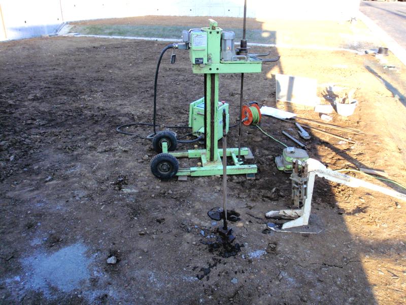 Construction ・ Construction method ・ specification. In the list Garden Series, Always will be conducted a ground survey before construction. In accordance with the result, Surface improvement work, Steel pipe pile construction ・ We can make columnar improvement work.