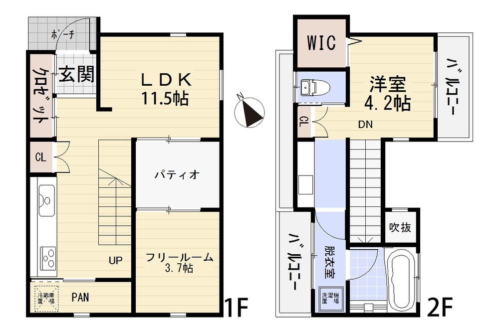 Building plan example (floor plan). Reference Plan