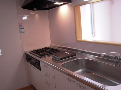 Kitchen.  ※ A photo of the inverted type of room we use as a reference.