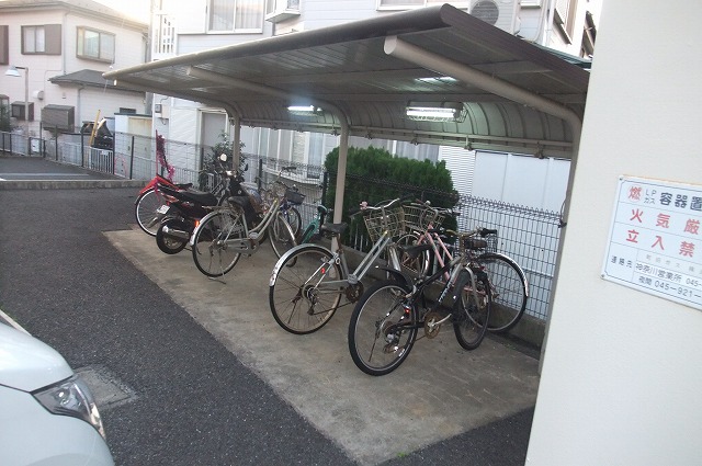 Other common areas. Private parking lot