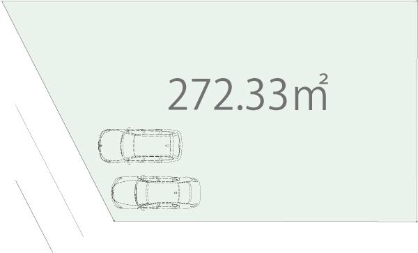 Compartment figure. Land price 54,800,000 yen, Land area 272.33 sq m