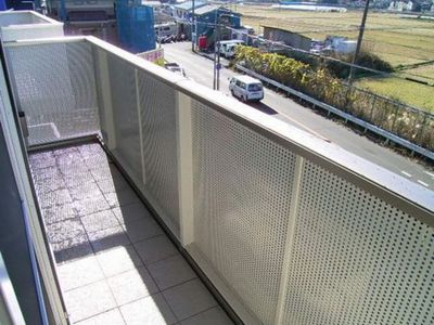 Balcony. Spacious balcony