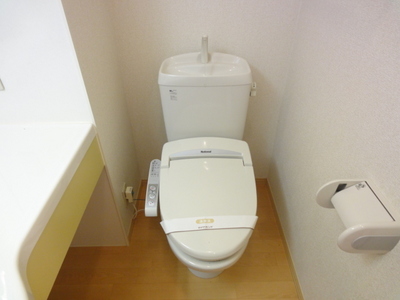 Toilet. Warm water cleaning toilet seat with toilet