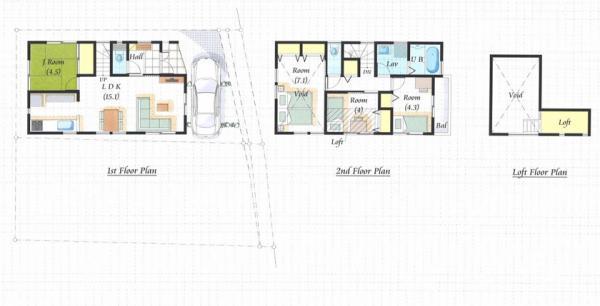 Floor plan. 35,800,000 yen, 4LDK, Land area 77.66 sq m , Building area 83.02 sq m