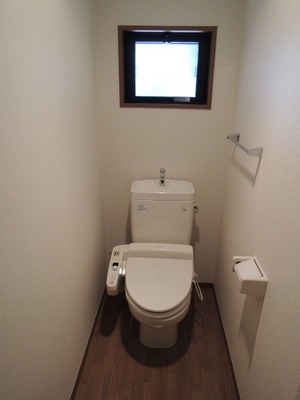 Toilet. Toilet (with warm water cleaning toilet seat)
