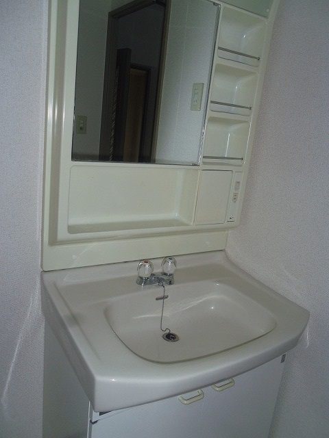 Washroom. Happy independence washbasin