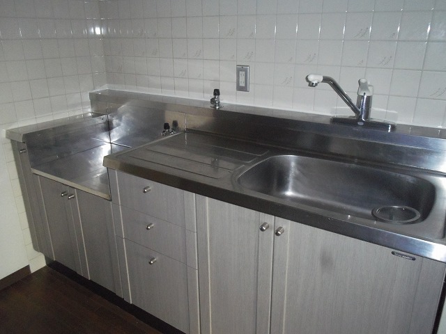 Kitchen. It is a popular gas stove corresponding kitchen (* ^^) v