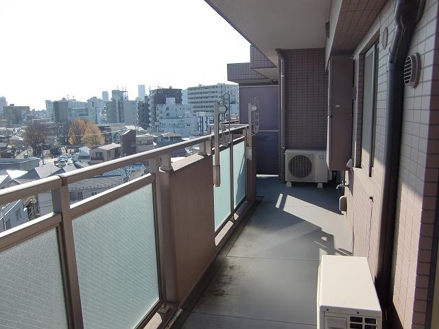 Balcony. Local shooting
