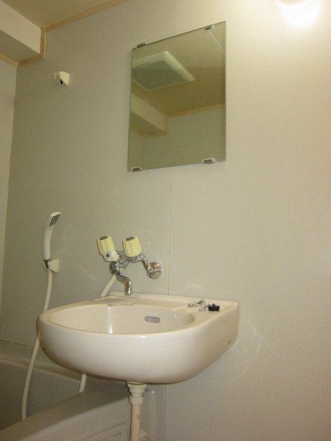 Washroom. Mirror is useful there