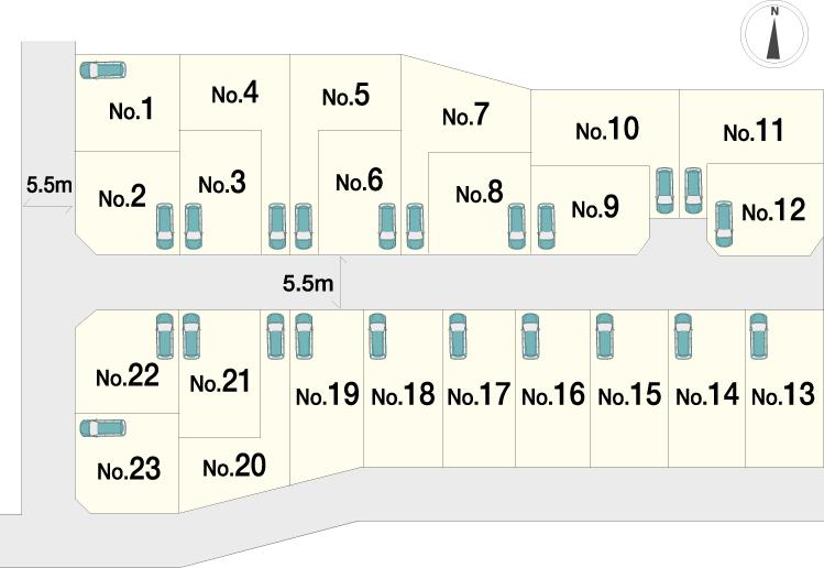 Compartment figure. 33 million yen, 4LDK, Land area 108.72 sq m , Building area 94.6 sq m whole compartment view
