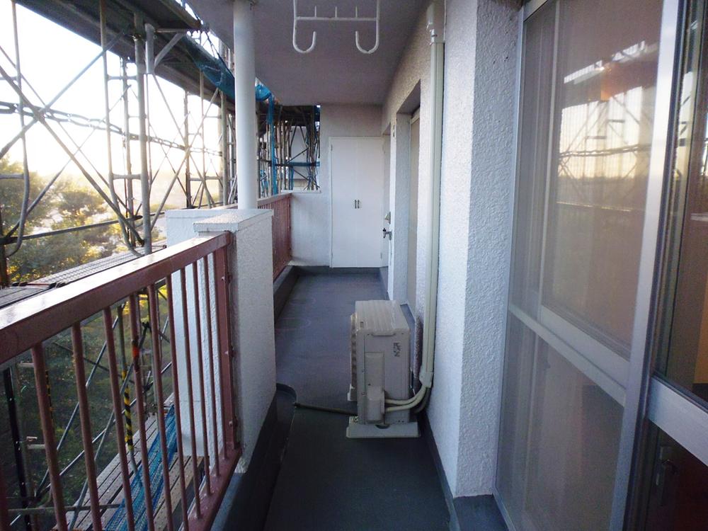 Balcony. Wide balcony