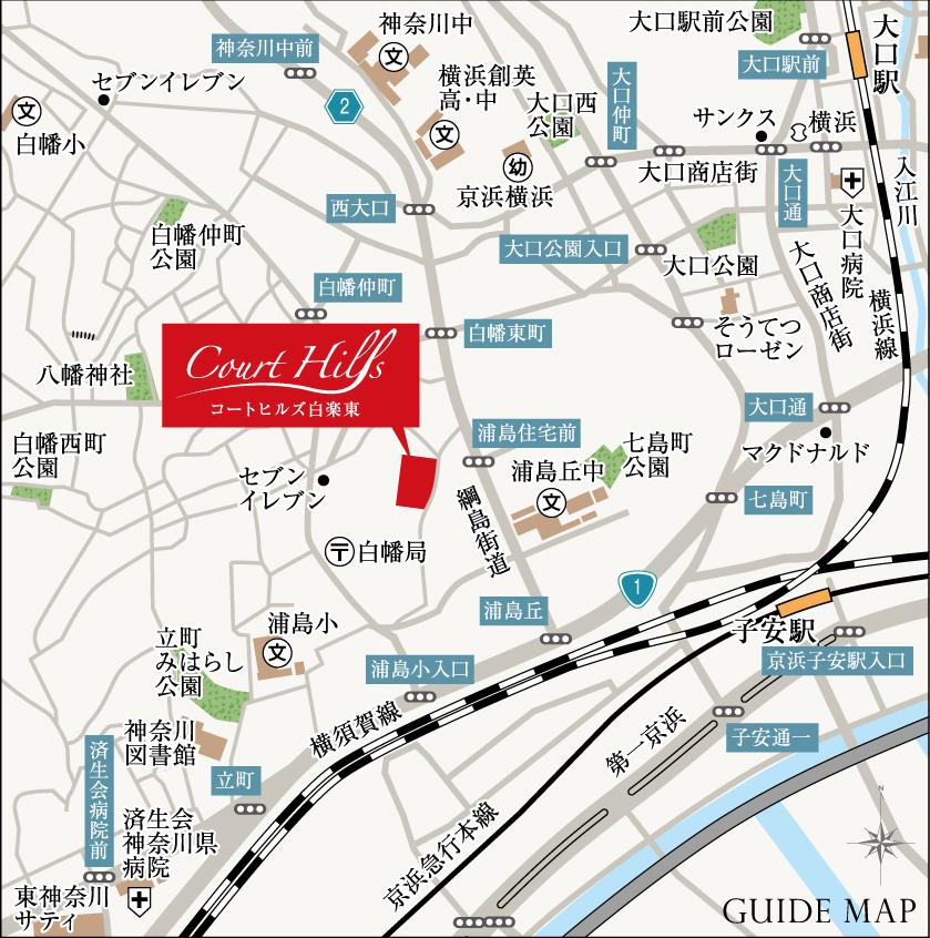 Local guide map