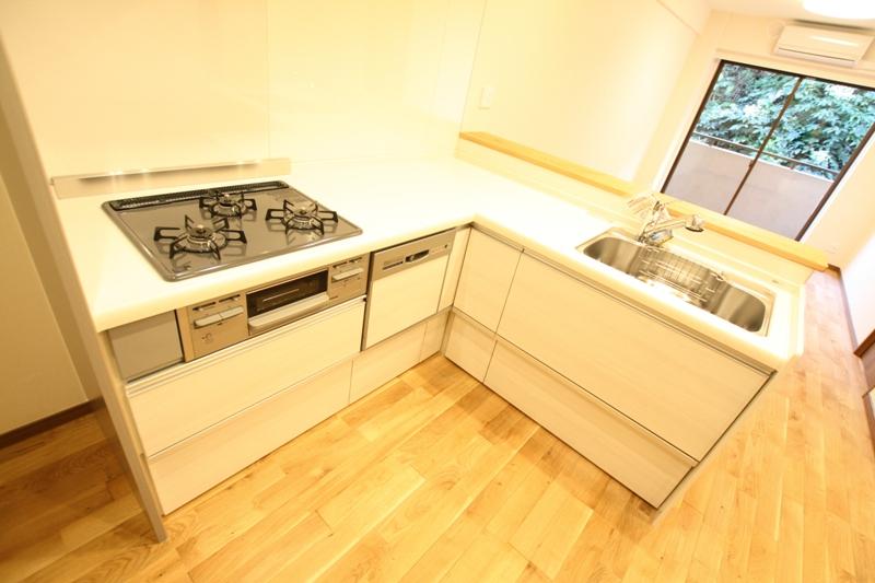 Kitchen. System kitchen new exchange with a faucet integrated water purifier