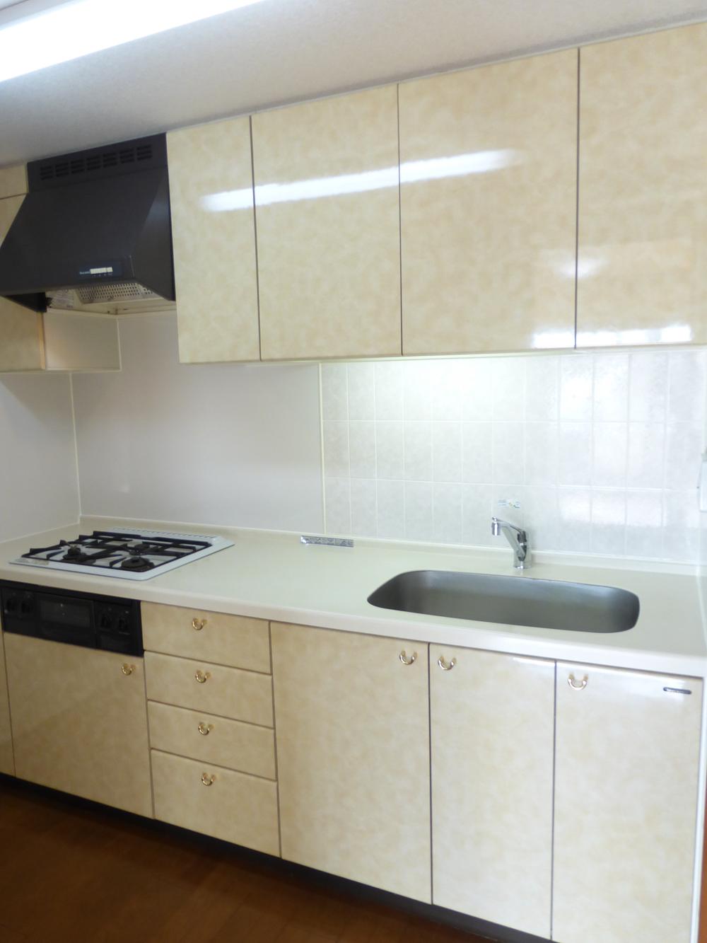 Kitchen. Indoor (December 20, 2013) Shooting Housed plenty of kitchen in which the white tones