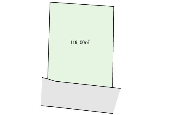 Compartment figure. Land price 34,800,000 yen, Land area 119 sq m compartment view