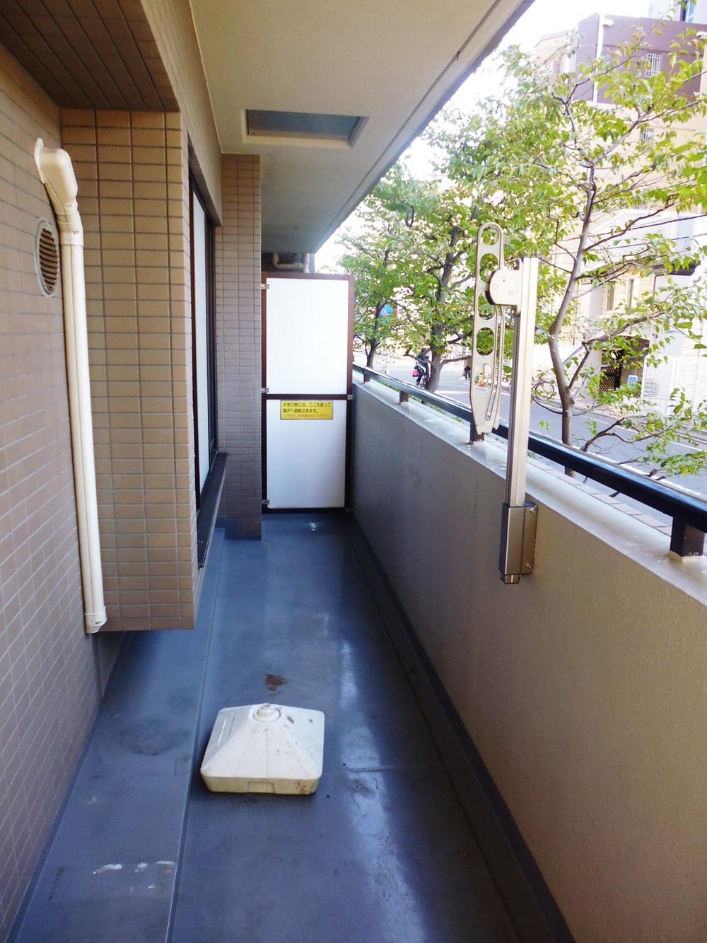 Balcony. 8.7 sq m wide balcony