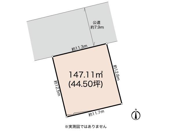 Compartment figure. Land price 100 million 24.6 million yen, Land area 147.11 sq m
