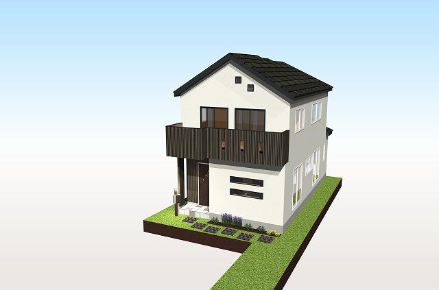 Building plan example (Perth ・ appearance). Reference building price 15.8 million yen Building area 95.77 sq m