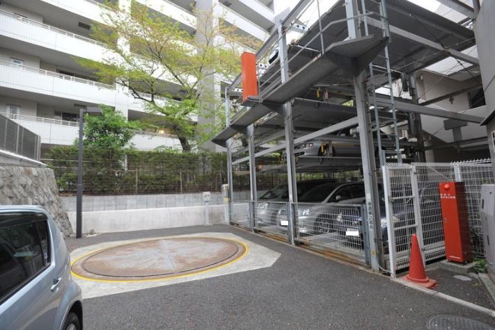 Parking lot. Common areas