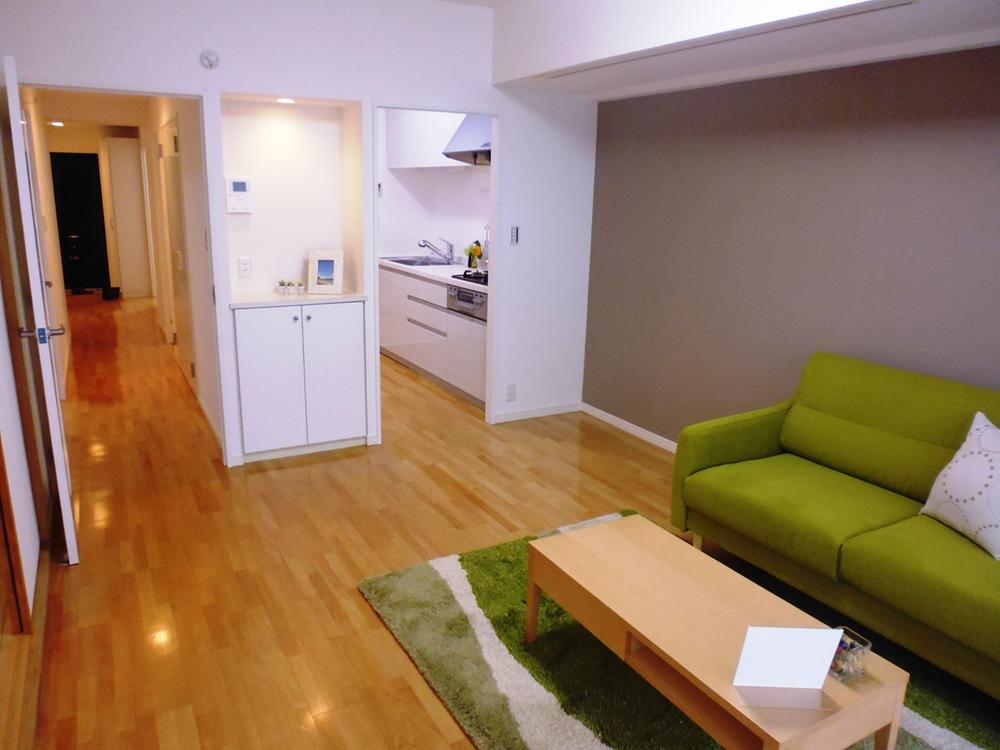 Living. Intercom with TV monitor furniture, With lighting New construction is the same