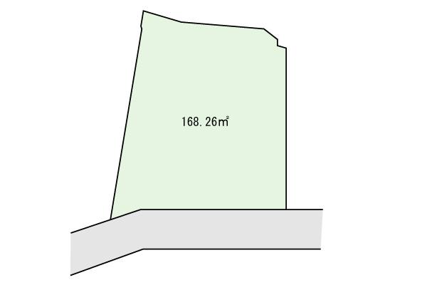 Compartment figure. Land price 28.8 million yen, Land area 168.26 sq m compartment view