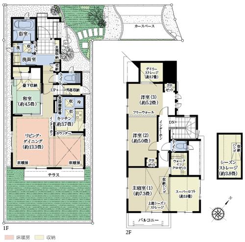 Floor plan. 20m to Yokohama City Kanazawa Nature Park (Kanazawa Zoo)