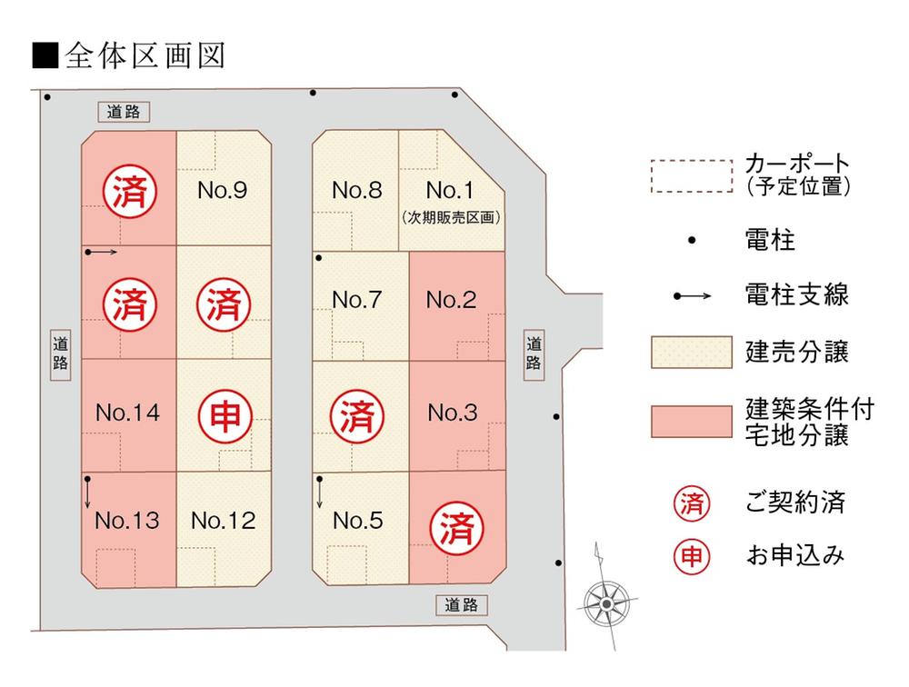 Local guide map. Compartment figure