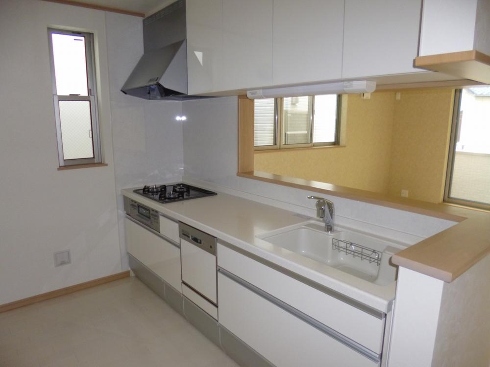 Kitchen. Dishwasher with a system Kitchen