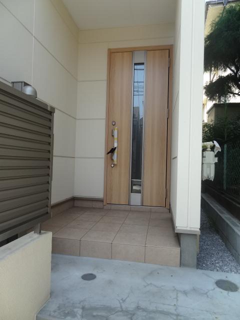 Entrance. Local shooting