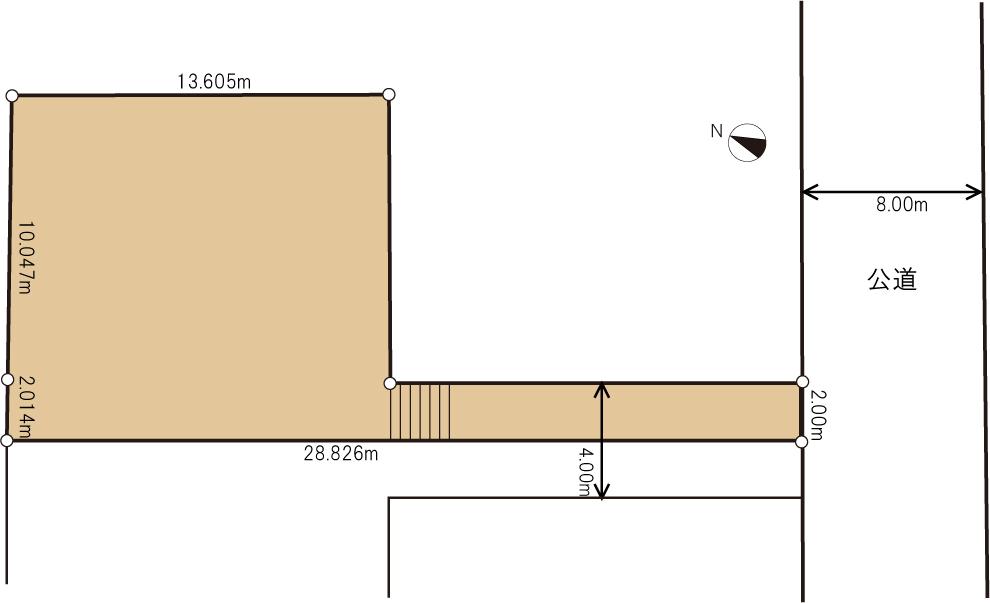 Compartment figure. Land price 25 million yen, Land area 195.44 sq m Come, Please refer to the local! !