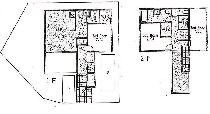 Building plan example (floor plan). Building plan example (A No. land) Building price 18 million yen, Building area 32.37 square meters