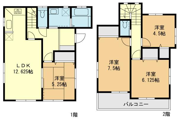 Floor plan. (11 Building), Price 37,400,000 yen, 4LDK, Land area 125.89 sq m , Building area 88.59 sq m