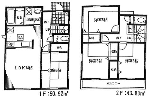 Floor plan. Compartment figure