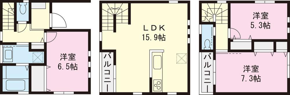 Floor plan. 1 minute walk Yokohama Nishiguchi! House looking for Please leave familiar Yamato Ju販 even CM of FM Yokohama. The real estate exhibition Plaza, Also on display information that can not be advertising. I'd love to, Please visit.