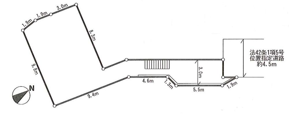 Compartment figure. Land price 20.8 million yen, Land area 106.58 sq m