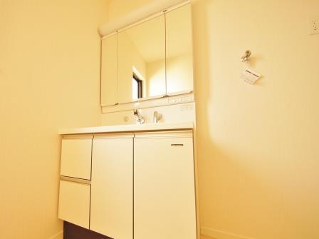 Wash basin, toilet. Indoor (12 May 2013) Shooting, Storage is abundant vanity. 