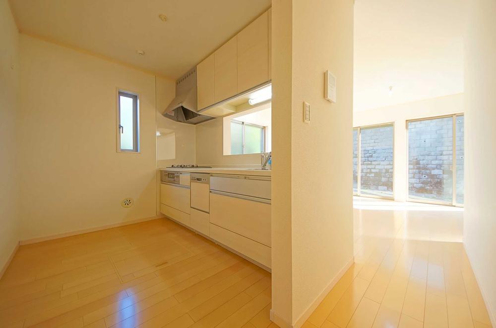 Kitchen. Indoor (11 May 2013) Shooting, Artificial marble top, This is a system kitchen with water purifier.