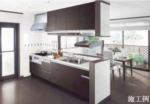 Kitchen. Example of construction