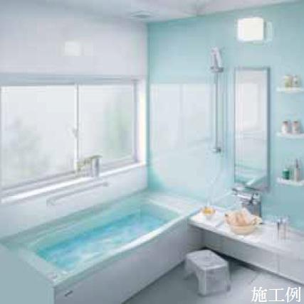 Bathroom. Example of construction