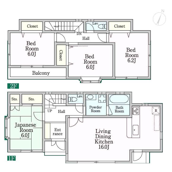Floor plan. 40,800,000 yen, 4LDK, Land area 113.27 sq m , Building area 98.12 sq m