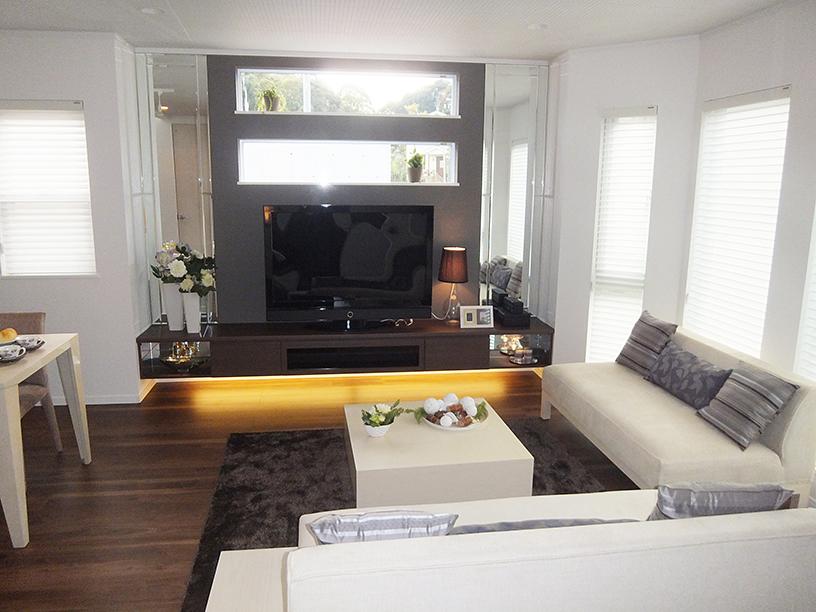 Building plan example (introspection photo). Living example