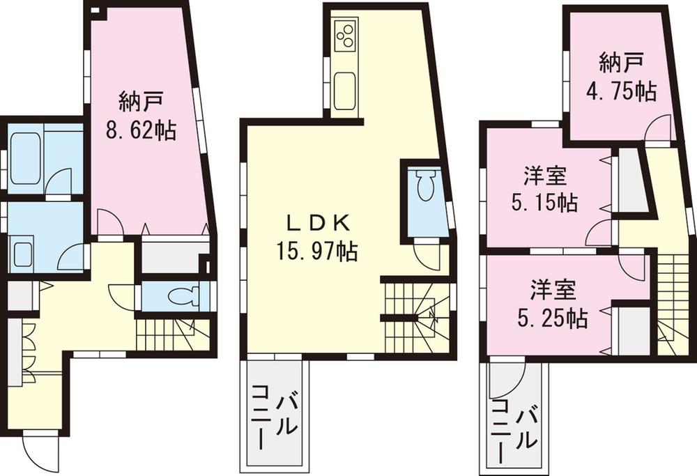 Floor plan. 1 minute walk Yokohama Nishiguchi! House looking for Please leave familiar Yamato Ju販 even CM of FM Yokohama. The real estate exhibition Plaza, Also on display information that can not be advertising. I'd love to, Please visit.
