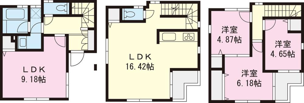 Floor plan. 1 minute walk Yokohama Nishiguchi! House looking for Please leave familiar Yamato Ju販 even CM of FM Yokohama. The real estate exhibition Plaza, Also on display information that can not be advertising. I'd love to, Please visit.