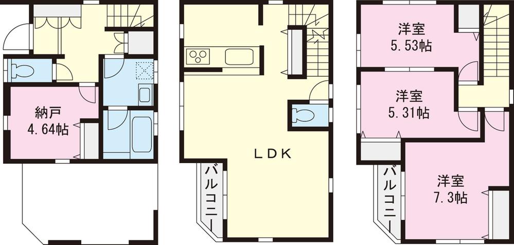 Floor plan. 1 minute walk Yokohama Nishiguchi! House looking for Please leave familiar Yamato Ju販 even CM of FM Yokohama. The real estate exhibition Plaza, Also on display information that can not be advertising. I'd love to, Please visit.