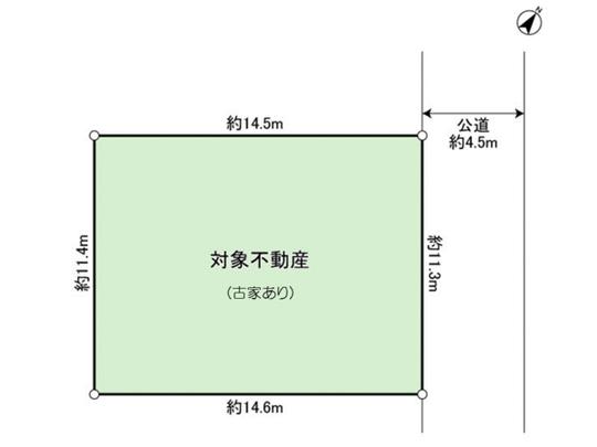 Compartment figure. Facing the public road in the north-east side about 4.5m, It is shaping terrain.