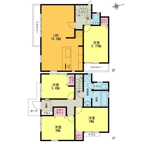 Floor plan. Adjacent Oyama second park