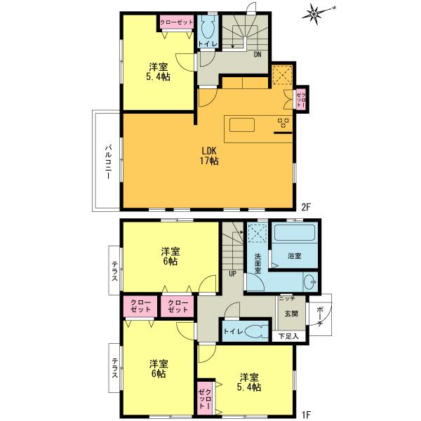 Floor plan. Adjacent Oyama second park