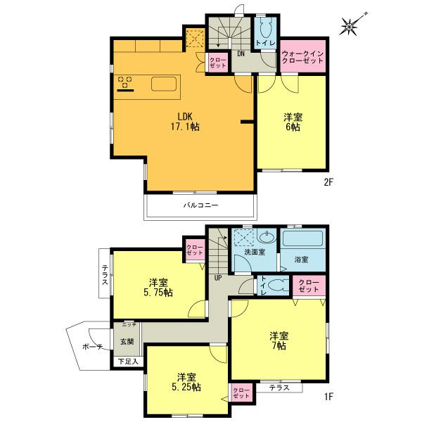 Floor plan. Adjacent Oyama second park